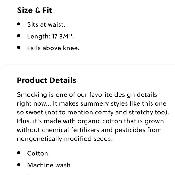 NWT J. Crew Smocked Waist Cotton Mini Skirt - Picture 9 of 9